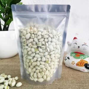 túi zipper 1 mặt bạc